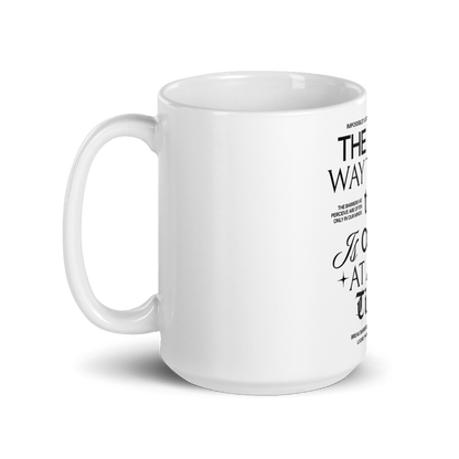 Be Thankful and Thrive Message Sober Coffee Mug close-up view (view 2)