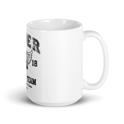 Varsity Sober Sober Coffee Mug close-up view (view 2)