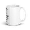 Be Thankful and Thrive Message Sober Coffee Mug flat lay styled image (view 3)