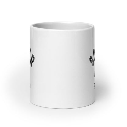Sober AF White Sober Coffee Mug side view (view 16)