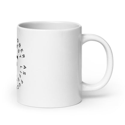 Sober AF Sober Sober Coffee Mug flat lay styled image (view 3)