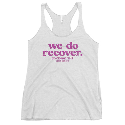 We Do Recover Sober Tank Top flat lay styled image (view 23)