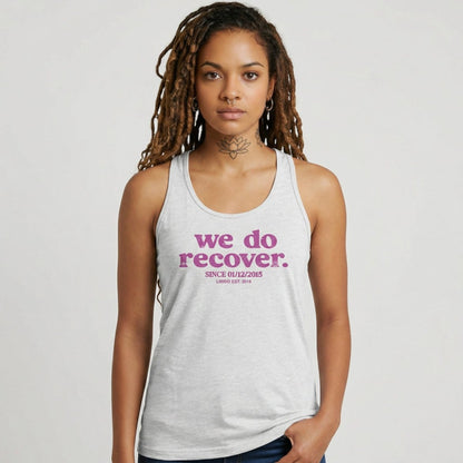 We Do Recover Sober Tank Top lifestyle view (view 25)