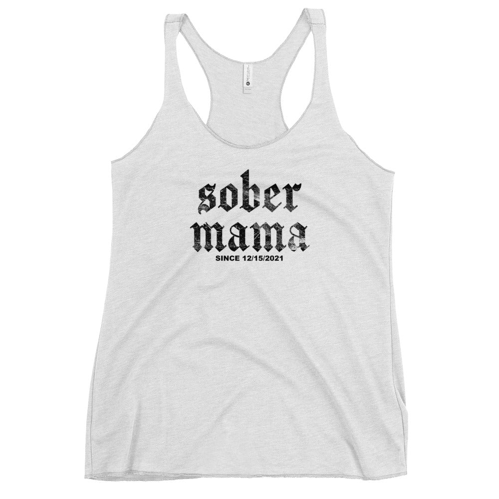 Sober Mama Sober Tank Top flat lay styled image (view 23)