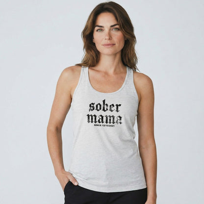 Sober Mama Sober Tank Top lifestyle view (view 25)