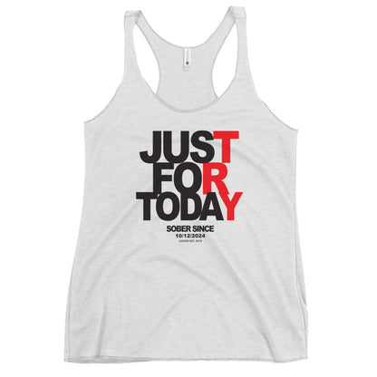 Just Try For Today Sober Tank Top product photo (view 20)