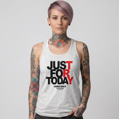 Just Try For Today Sober Tank Top close-up view (view 22)