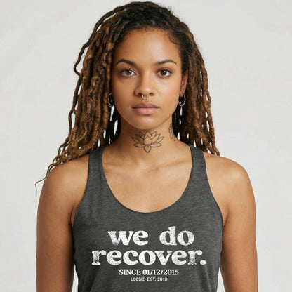 We Do Recover Sober Tank Top packaging detail (view 18)