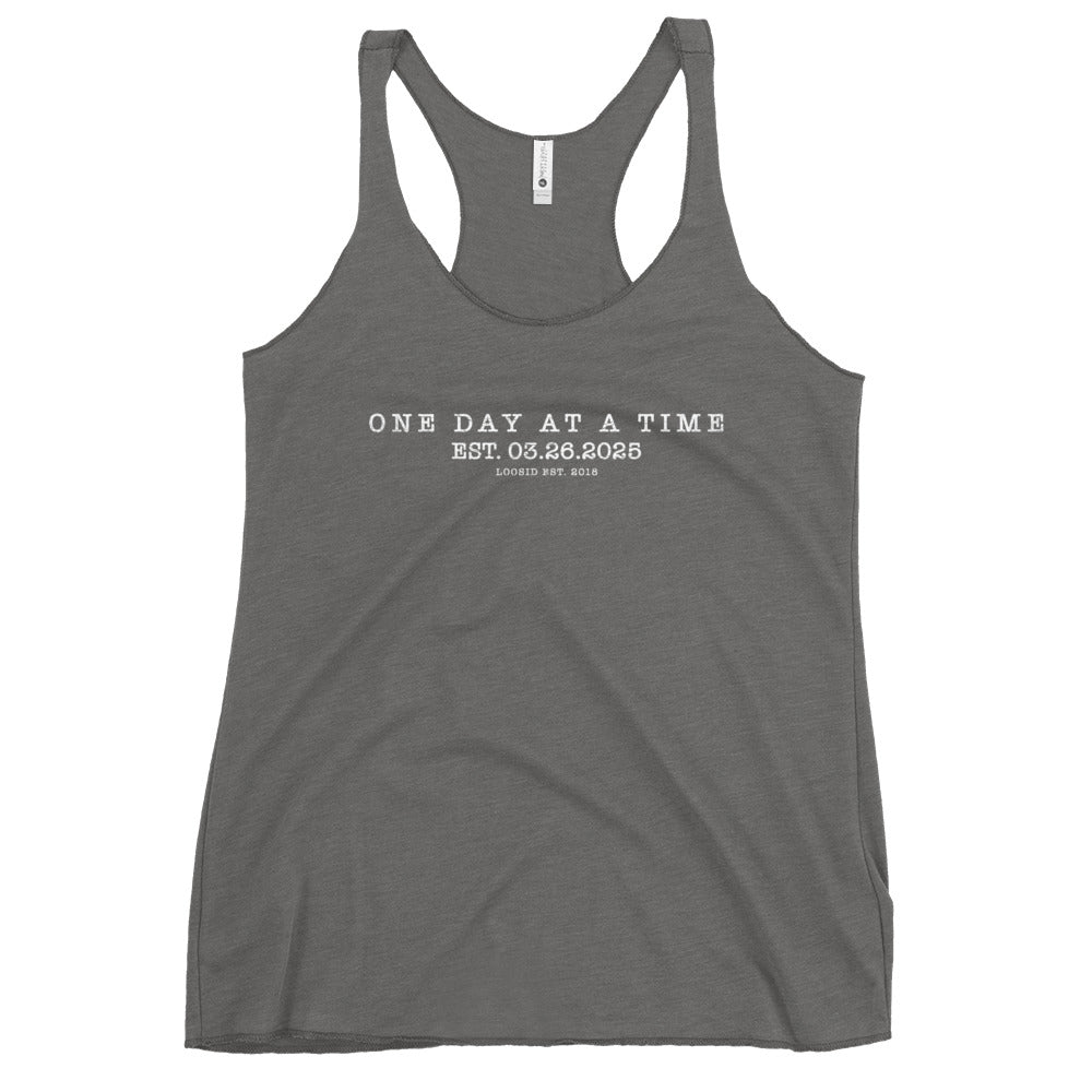One Day At a Time Sober Tank Top product photo (view 20)