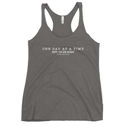 One Day At a Time Sober Tank Top product photo (view 20)