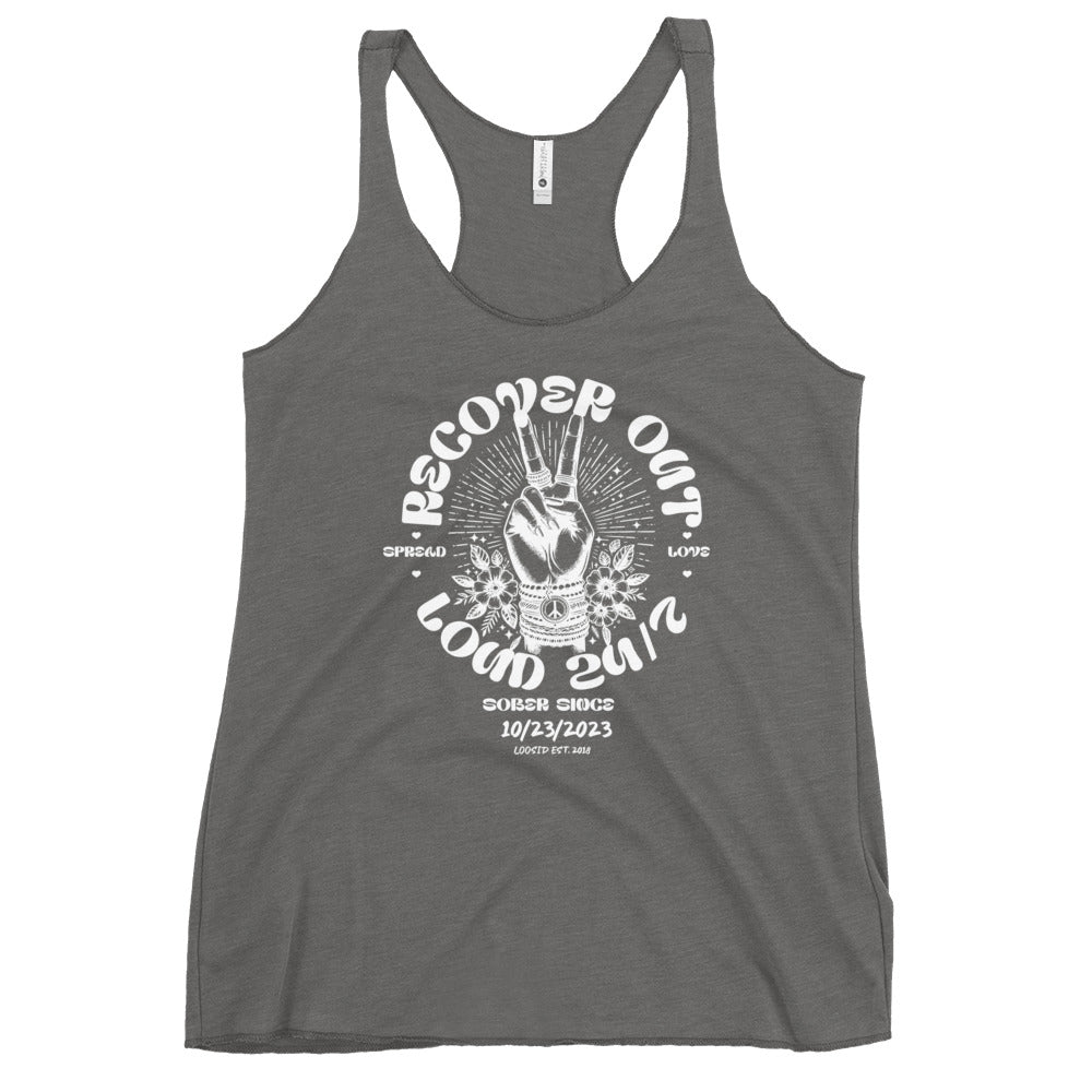 Recover Out Loud Sober Tank Top product photo (view 20)