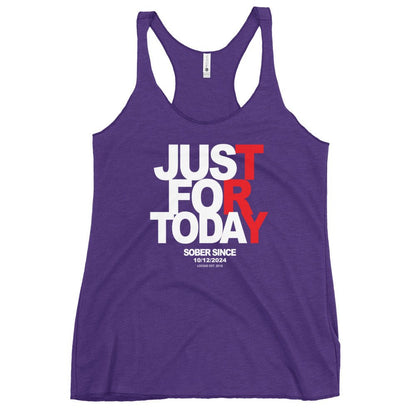 Just Try For Today Sober Tank Top featuring the design (view 11)
