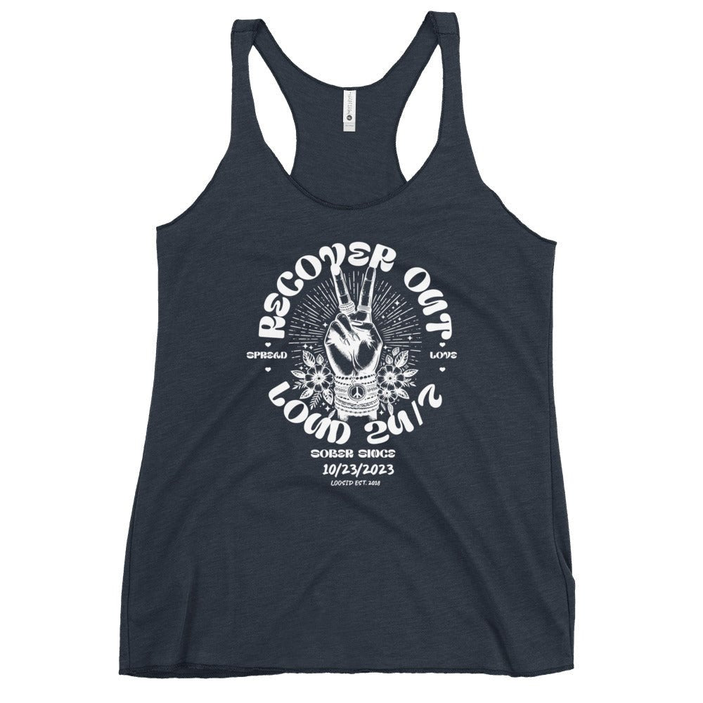 Recover Out Loud Sober Tank Top packaging detail (view 8)
