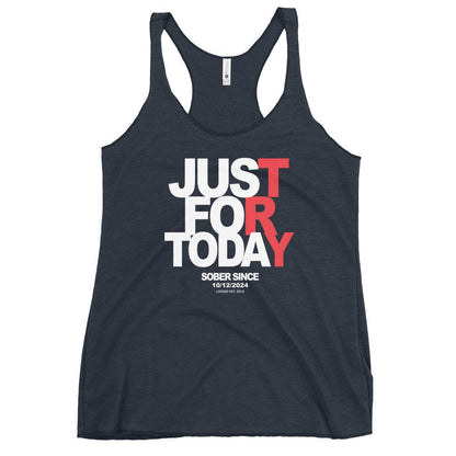 Just Try For Today Sober Tank Top flat lay styled image (view 3)