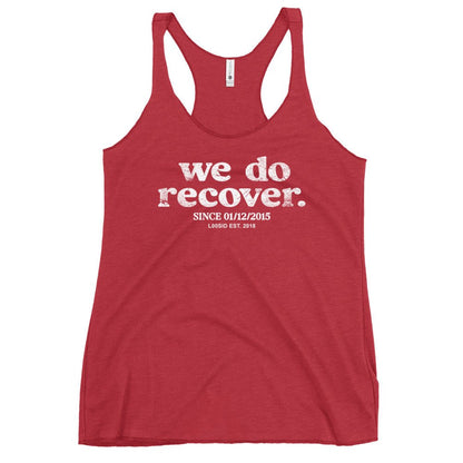 We Do Recover Sober Tank Top featuring the design (view 11)