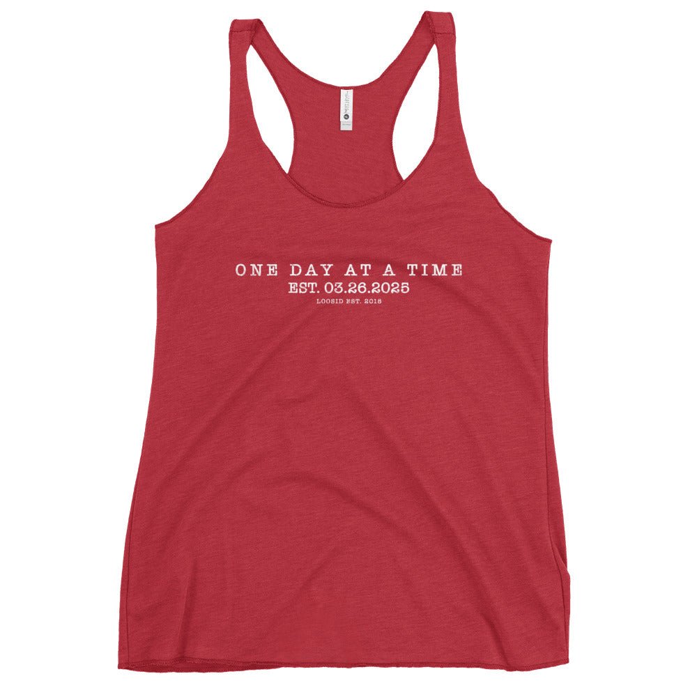 One Day At a Time Sober Tank Top graphic detail (view 14)