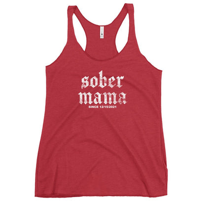 Sober Mama Sober Tank Top featuring the design (view 11)