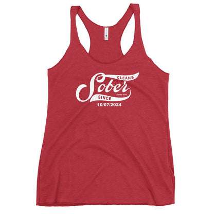 Sober Since Sober Tank Top featuring the design (view 11)