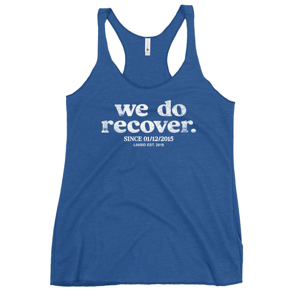 We Do Recover Sober Tank Top graphic detail (view 14)