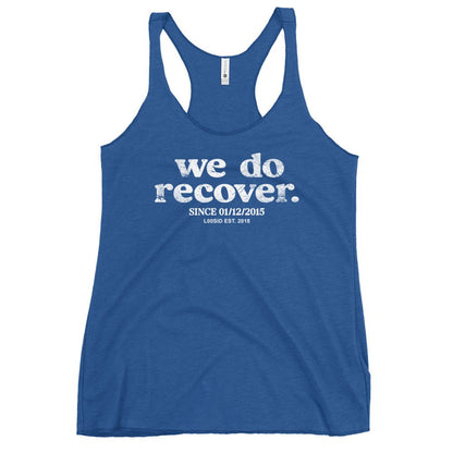 We Do Recover Sober Tank Top graphic detail (view 14)