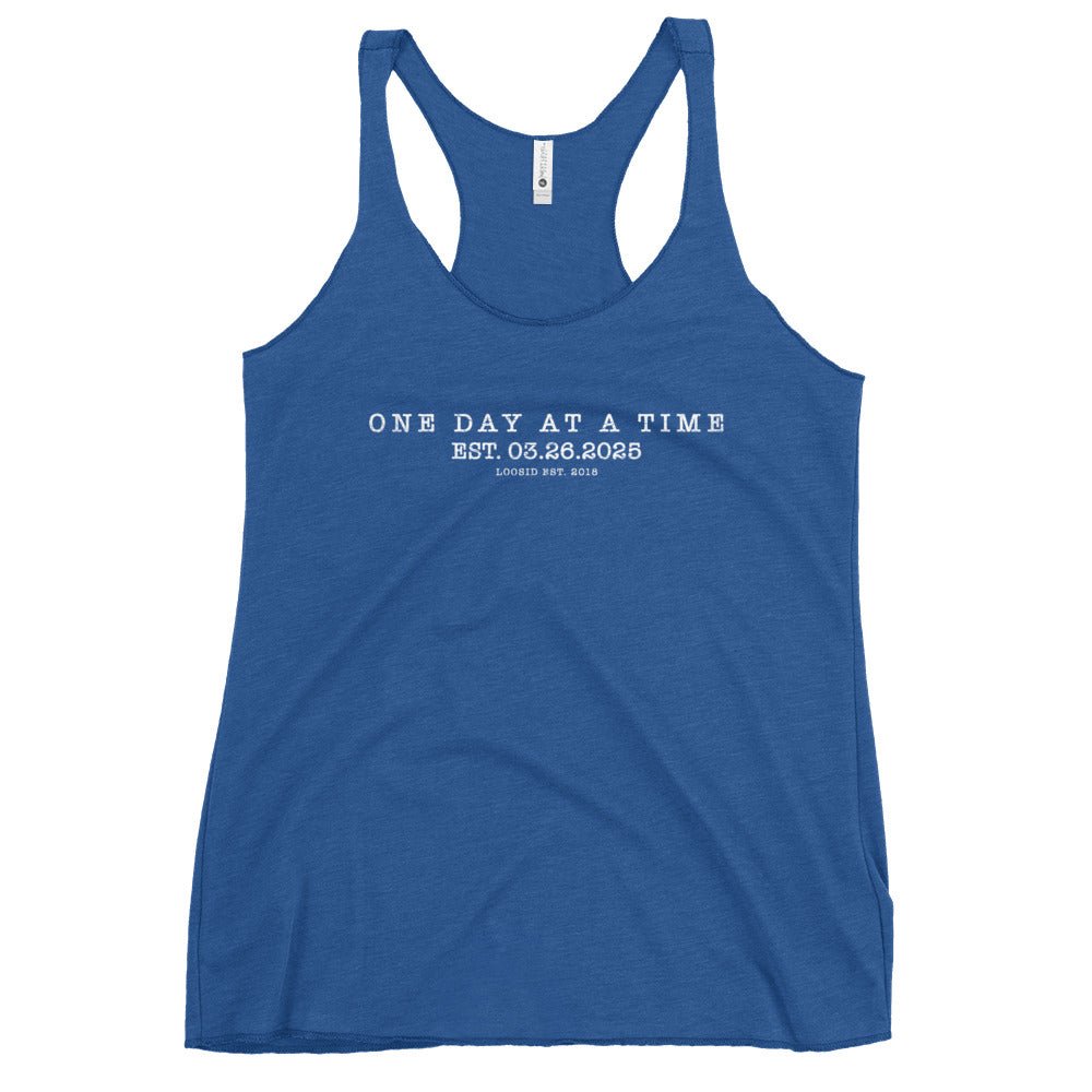 One Day At a Time Sober Tank Top back view (view 17)