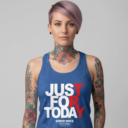 Just Try For Today Sober Tank Top side view (view 6)