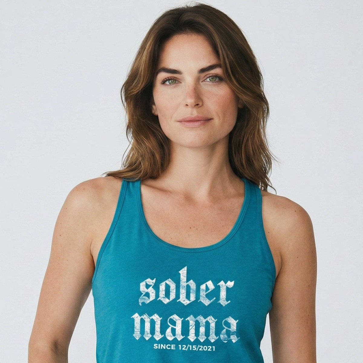 Sober Mama Sober Tank Top featuring the design (view 21)