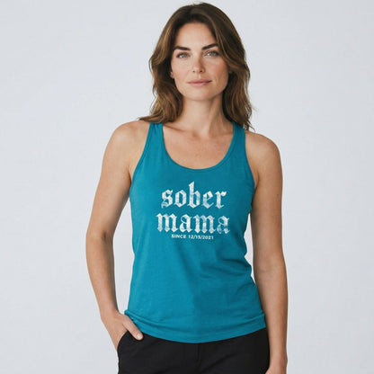 Sober Mama Sober Tank Top close-up view (view 22)
