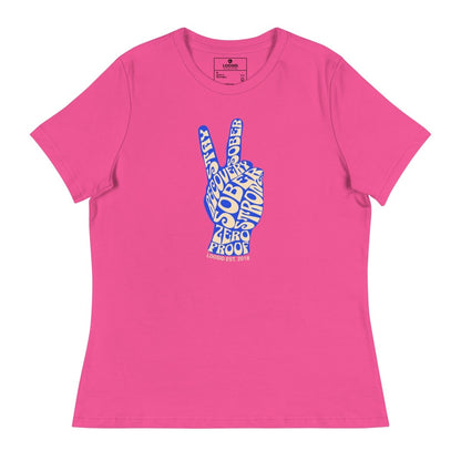 Peace & Sober Sober T Shirt flat lay styled image (view 3)