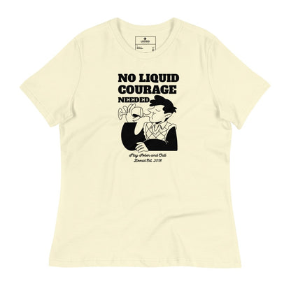 No Liquid Courage Sober Sober T Shirt packaging detail (view 8)