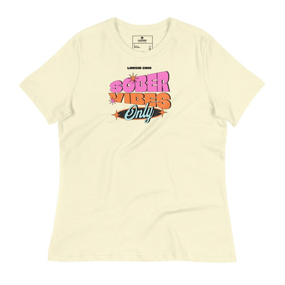 Sober Vibes Relaxed Sober Sober T Shirt back view (view 7)