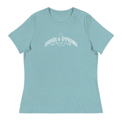 Sober & Strong Sober T Shirt graphic detail (view 4)