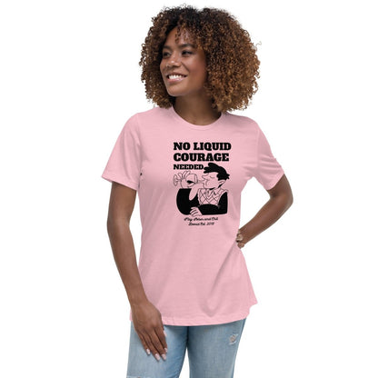 No Liquid Courage Sober Sober T Shirt side view (view 6)